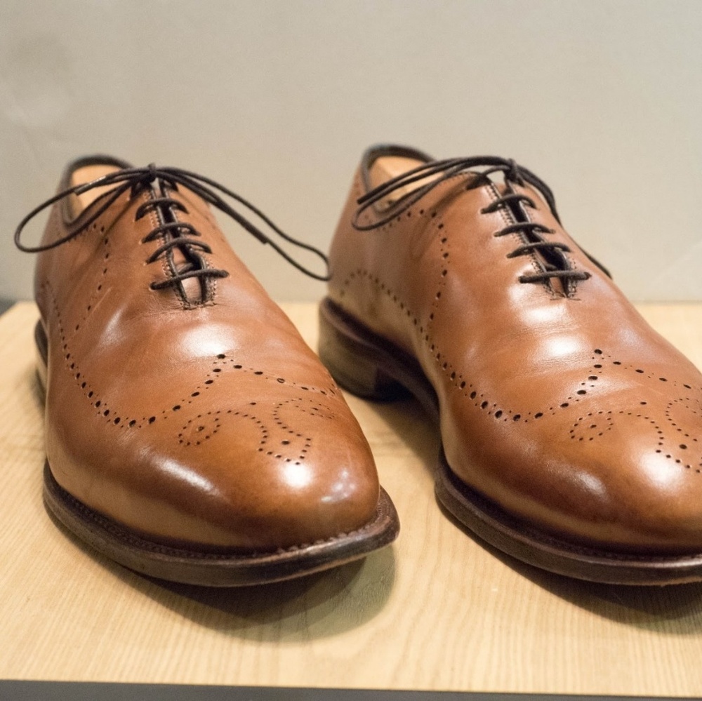 Allen Edmonds Fairfax Shoes 10.5D Medallion Oxford